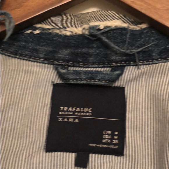 Zara crop denim jacket - Picture 3 of 5